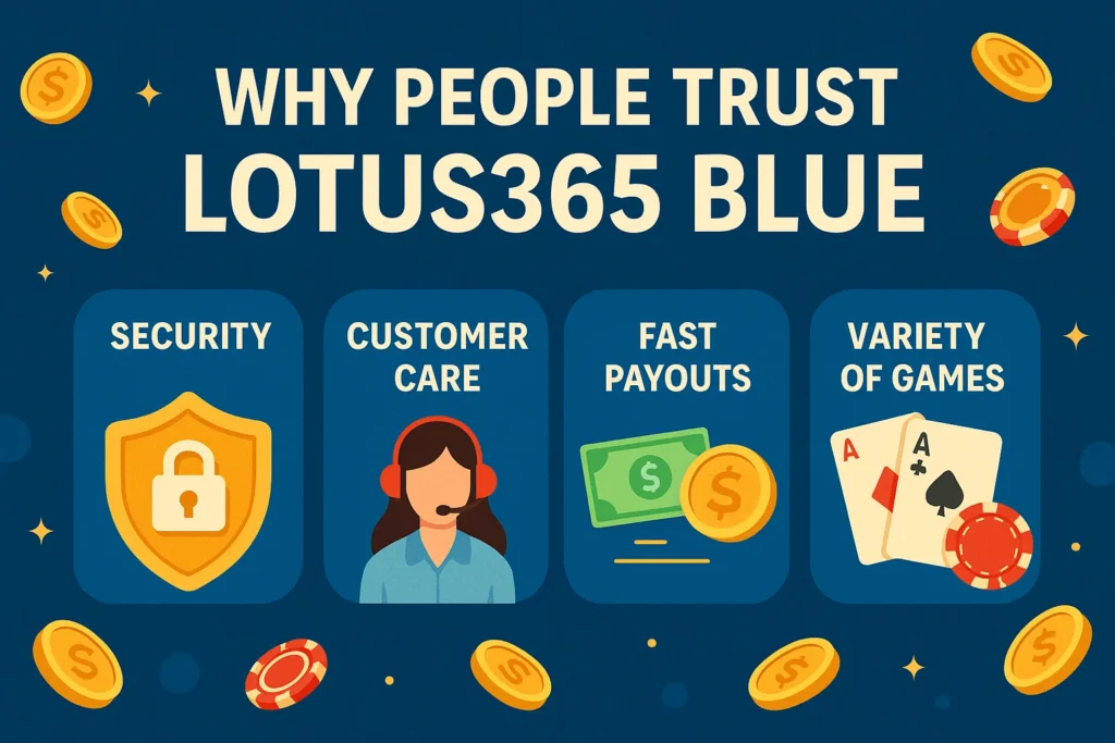 Why do people trust Lotus365 Blue?