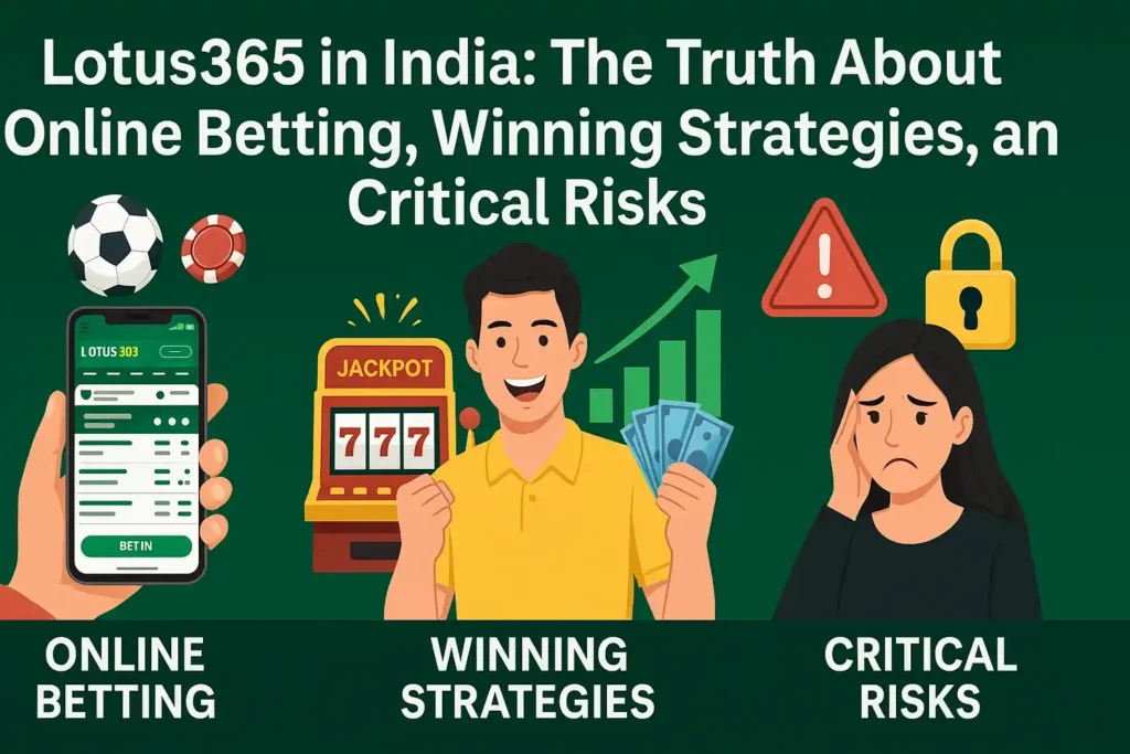 Lotus365 in India: The Truth About Online Betting, Winning Strategies, and Critical Risks