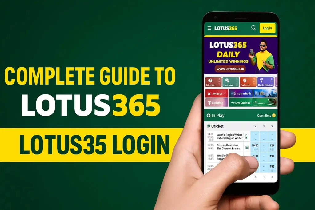 Lotus365 Login – A Complete Guide to Accessing Your Account Safely in 2025