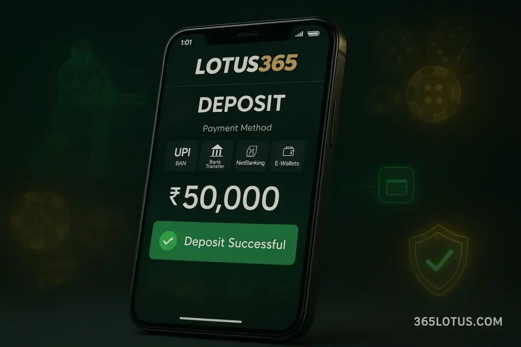 lotus365 deposit