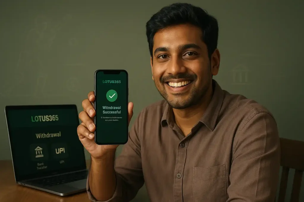 User Experience Withdrawing from Lotus365