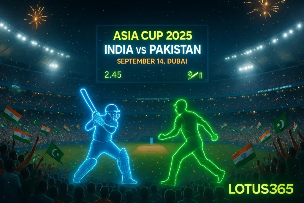 India vs Pakistan: The Greatest Rivalry in Cricket with Lotus365