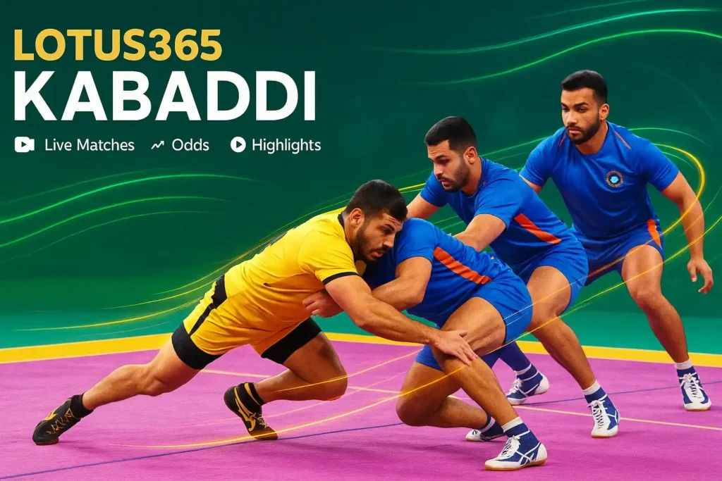 Lotus365 Kabaddi for Fans in India